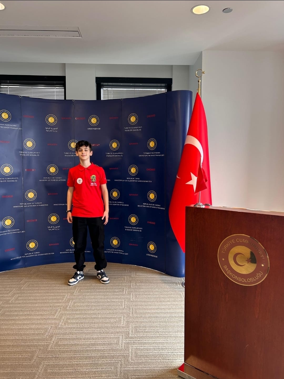 Yusuf Eymen Bulutcu — Turtle Robotics takım üyesi, Şikago Başkonsolosluğu