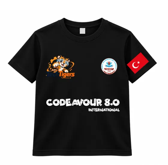 Tech Tigers takımının Codeavour 8.0 forma tasarımı